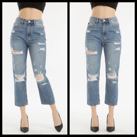 1 LEFT‼️ Vintage Wash Cropped Jean - Picture 8 of 8